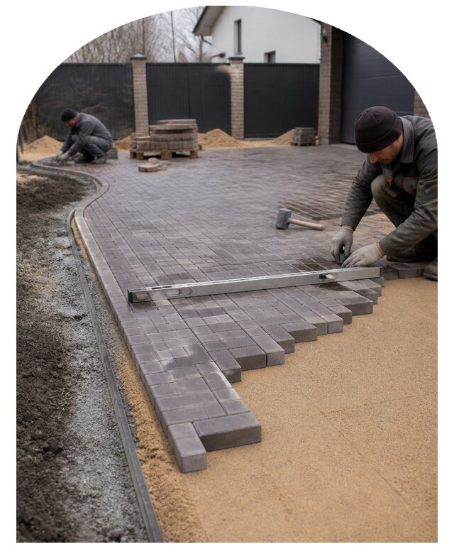Укладка полимерпесчаной плитки в Новосибирске по цене от 1220 р. | Метпроект-Нвс